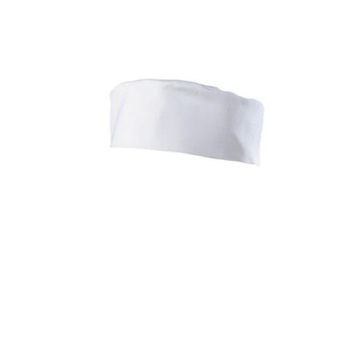 Toque fond plat blanche