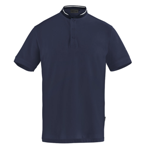 Polo Col Officier Oregano Gar&ccedil;on Bleu marine