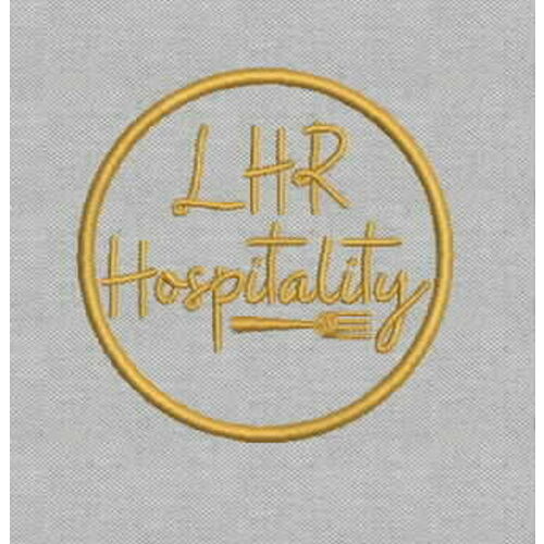 Broderie C�ur "LHR Hospitality"