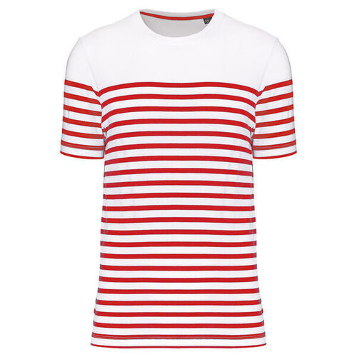 T-shirt Marini&egrave;re bio K3033 NAVY/WHITE STRIPES