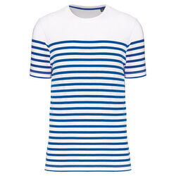 T-shirt Marini&egrave;re bio K3033 NAVY/WHITE STRIPES