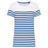 T-shirt femme Marini&egrave;re bio K3034 NAVY/WHITE STRIPES
